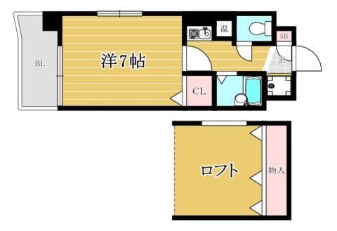 ライオンズマンション大博通り1101号室-間取り