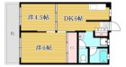 ハイツありの実 - 所在階***階の間取り図 48108