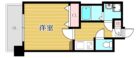 エンクレスト博多駅前Ⅲ - 所在階***階の間取り図 48117