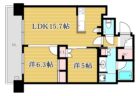 グランドメゾン大手門THE RESIDENCE - 所在階***階の間取り図 48151