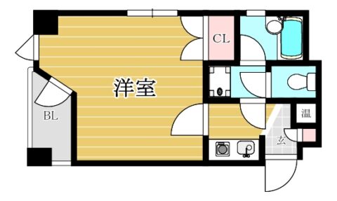 ロイヤルコート九大前702号室-間取り