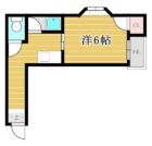 スカイハイツ大橋31 - 所在階 の間取り図