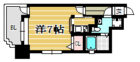 エステートモア赤坂 - 所在階13階の間取り図 48158