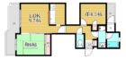 エステートマンション今宿 - 所在階***階の間取り図 48157