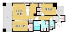クリオラベルヴィ西新グランクラス - 所在階12階の間取り図 48238