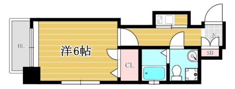 エステートモア高宮ペール206号室-間取り