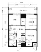 ライオンズマンション博多 - 所在階12階の間取り図 48264