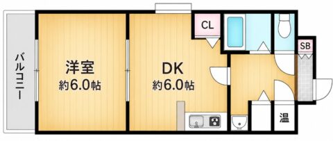 モントーレ天神508号室-間取り